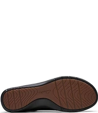 Clarks Artisan Certina Pure Leather Side Zip Loafers