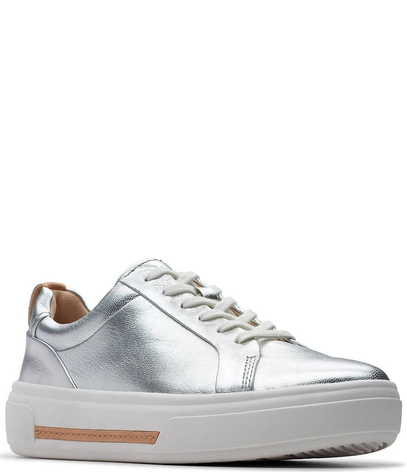 Clarks Artisan Hollyhock Walk Leather Platform Sneakers