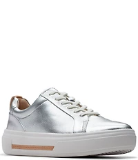 Clarks Artisan Hollyhock Walk Leather Platform Sneakers