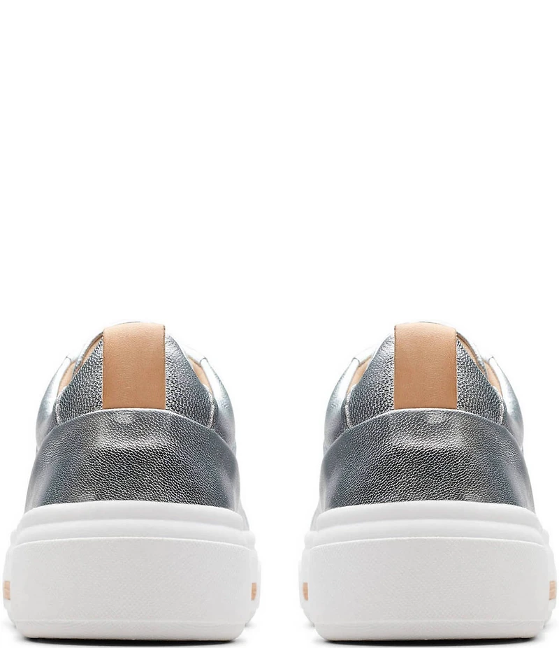 Clarks Artisan Hollyhock Walk Leather Platform Sneakers