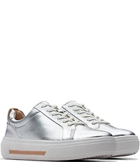 Clarks Artisan Hollyhock Walk Leather Platform Sneakers