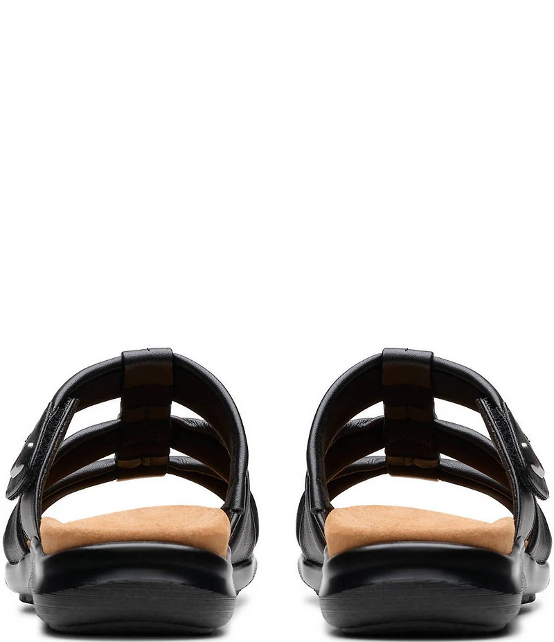 Clarks Artisan Kitly Leather Slide Sandals