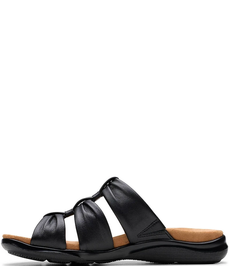 Clarks Artisan Kitly Leather Slide Sandals