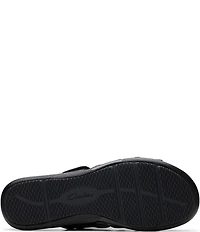 Clarks Artisan Kitly Leather Slide Sandals