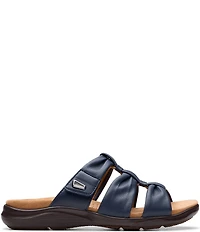 Clarks Artisan Kitly Leather Slide Sandals