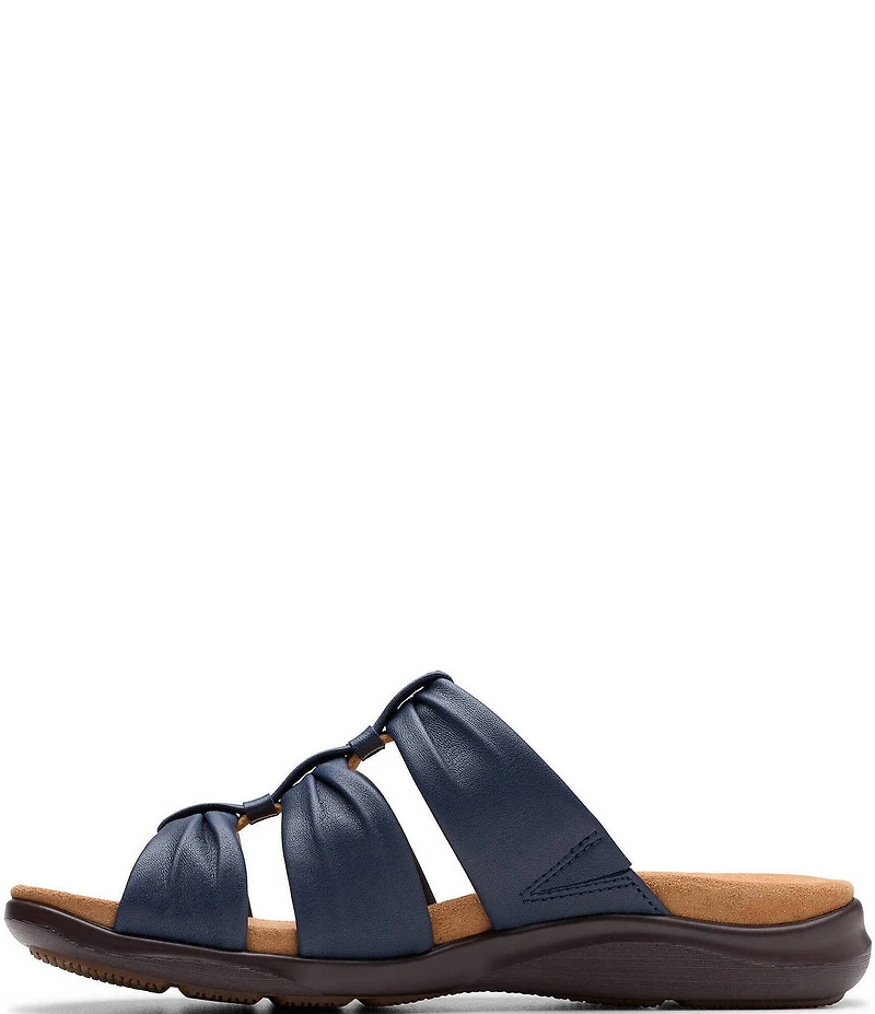 Clarks Artisan Kitly Leather Slide Sandals