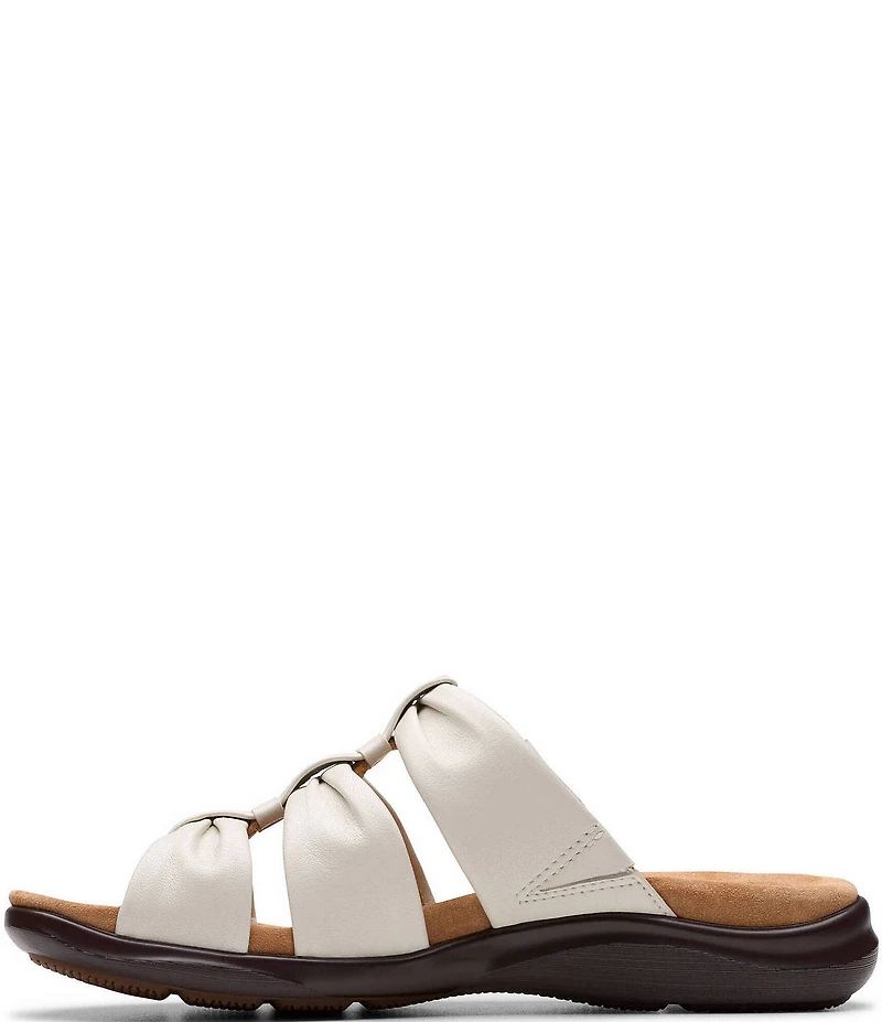 Clarks Artisan Kitly Leather Slide Sandals