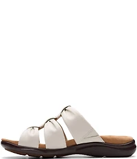 Clarks Artisan Kitly Leather Slide Sandals