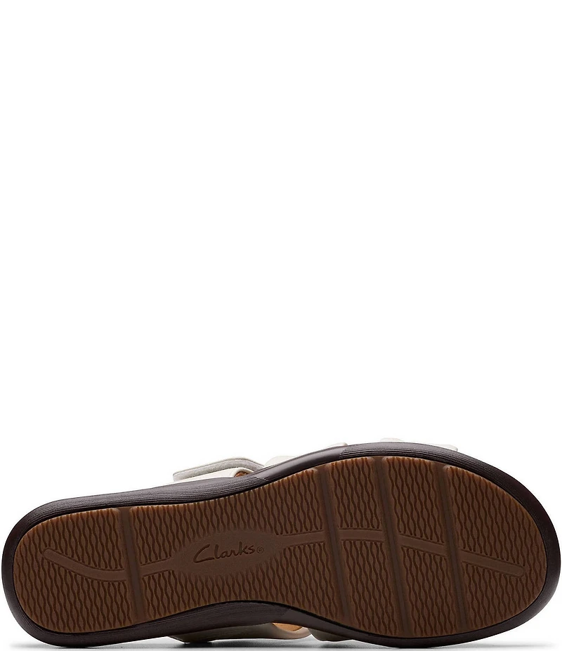 Clarks Artisan Kitly Leather Slide Sandals