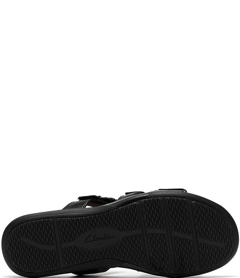 Clarks Artisan Kitly Patent Leather Slide Sandals