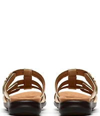 Clarks Artisan Kitly Patent Leather Slide Sandals
