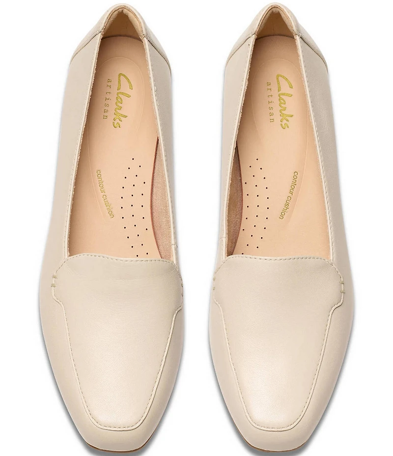 Clarks Artisan Krystine Lily Leather Loafer Pumps