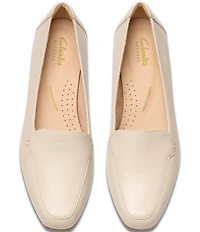 Clarks Artisan Krystine Lily Leather Loafer Pumps