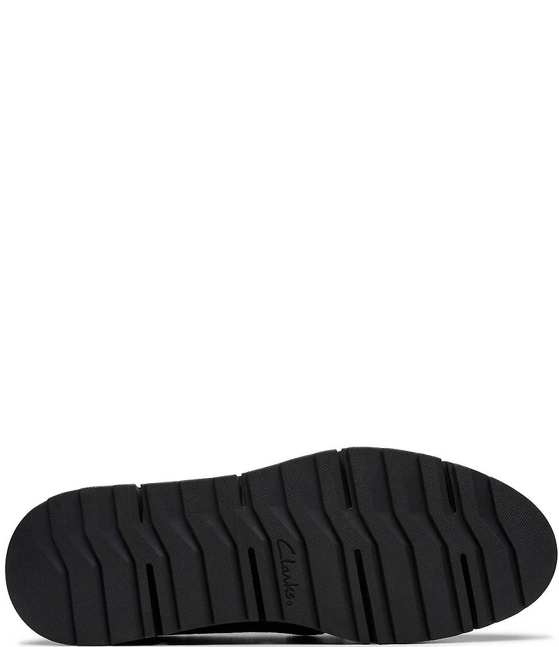 Clarks Artisan Loriini Izzy Patent Leather Chain Hardware Platform Wedge Loafers