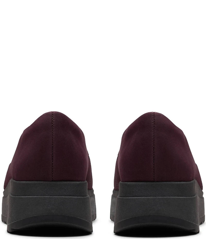 Clarks Artisan Loriini West Nubuck Suede Wedge Loafers