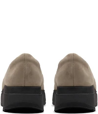 Clarks Artisan Loriini West Nubuck Suede Wedge Loafers