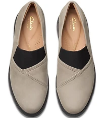 Clarks Artisan Loriini West Nubuck Suede Wedge Loafers