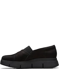 Clarks Artisan Loriini West Nubuck Suede Wedge Loafers