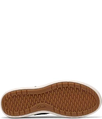 Clarks Artisan Nalle Zen Crocodile Textured Lace Up Zip Sneakers