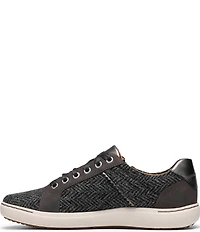 Clarks Artisan Nalle Zen Herringbone Lace Up Zip Sneakers