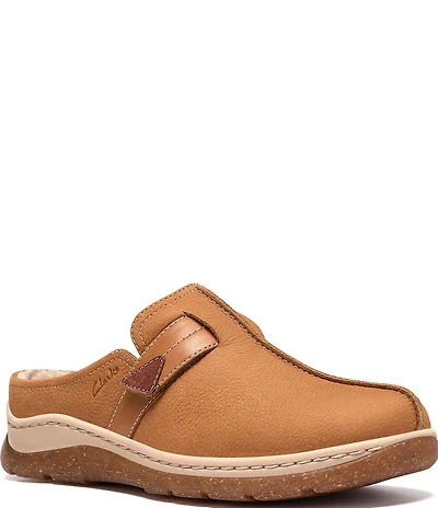 Clarks Artisan Orlene Leather Warm Lined Clogs