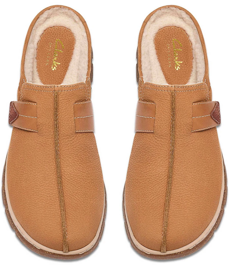 Clarks Artisan Orlene Leather Warm Lined Clogs