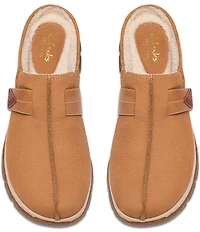 Clarks Artisan Orlene Leather Warm Lined Clogs