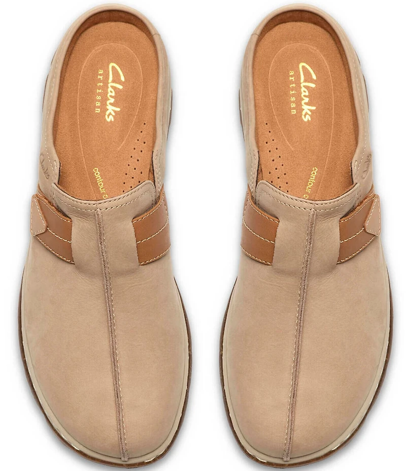 Clarks Artisan Orlene Nubuck Suede Clogs