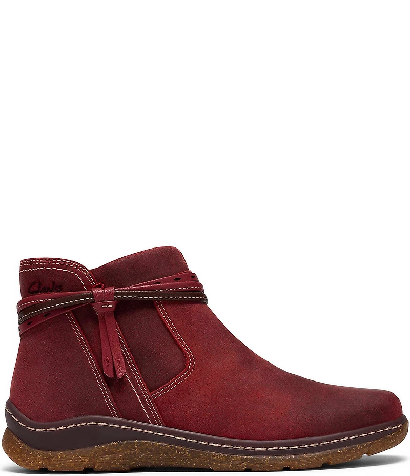 Clarks Artisan Orlene Roam Suede Chelsea Ankle Booties