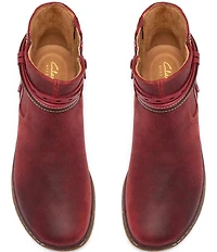 Clarks Artisan Orlene Roam Suede Chelsea Ankle Booties