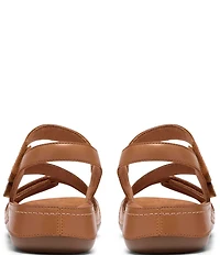 Clarks Artisan Cecily Mix Leather Adjustable Sandals