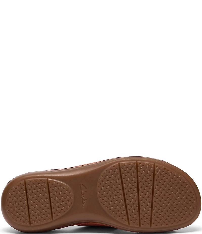 Clarks Artisan Cecily Step Nubuck Suede Slide Sandals