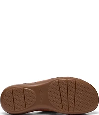 Clarks Artisan Cecily Step Nubuck Suede Slide Sandals