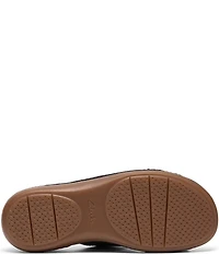 Clarks Artisan Cecily Step Nubuck Suede Slide Sandals