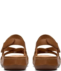Clarks Artisan Cecily Strap Leather Braided Sandals