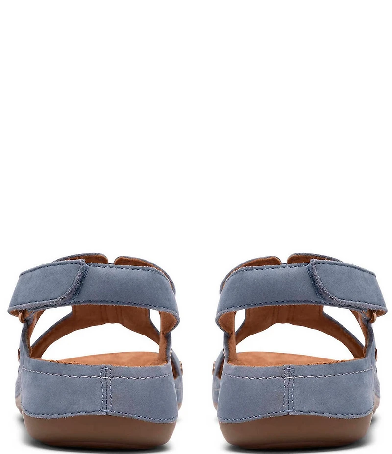 Clarks Artisan Cecily Sun Nubuck Suede Slingback Sandals