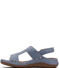 Clarks Artisan Cecily Sun Nubuck Suede Slingback Sandals