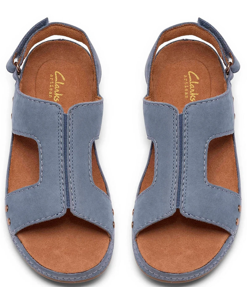 Clarks Artisan Cecily Sun Nubuck Suede Slingback Sandals