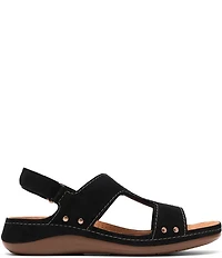 Clarks Artisan Cecily Sun Nubuck Suede Slingback Sandals