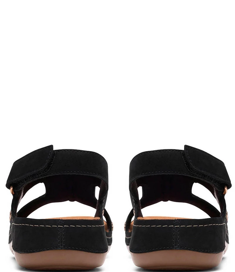 Clarks Artisan Cecily Sun Nubuck Suede Slingback Sandals