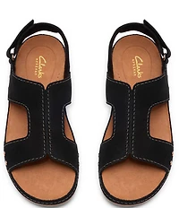 Clarks Artisan Cecily Sun Nubuck Suede Slingback Sandals