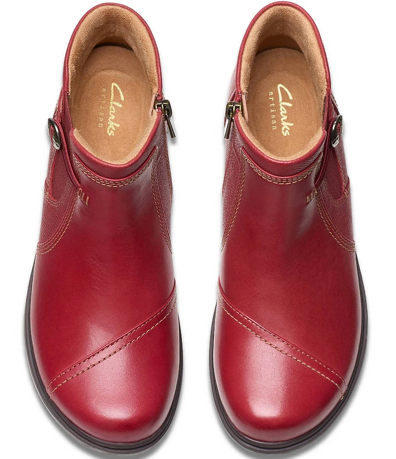 Clarks Artisan Certina Joy Leather Booties