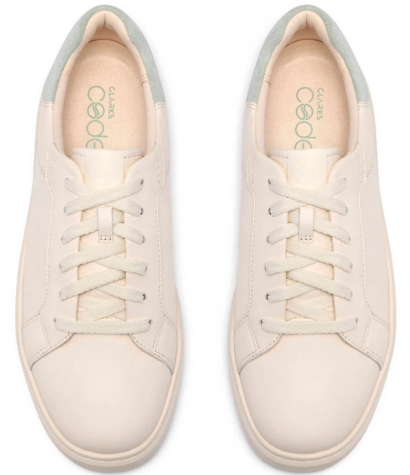 Clarks Code C Lace Up Leather Sneakers