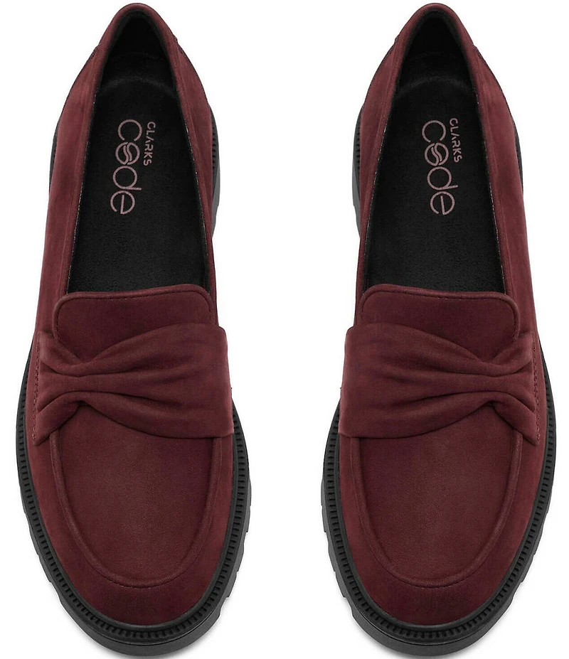 Clarks Code L Edge Montigo Nubuck Suede Loafers