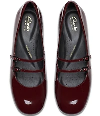Clarks Signature Daiss 30 Shine Patent Leather Mary Jane Pumps