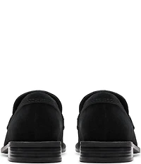 Clarks Signature Hana Suede Studded Kiltie Loafers