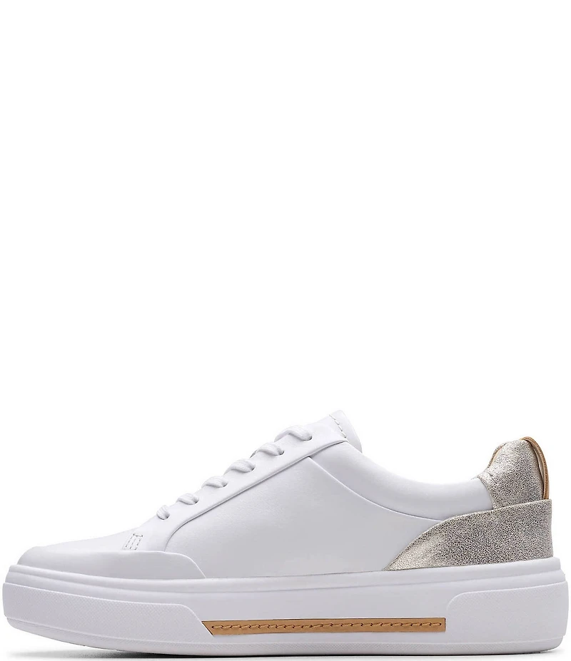 Clarks Artisan Hollyhock Zip Leather Platform Sneakers