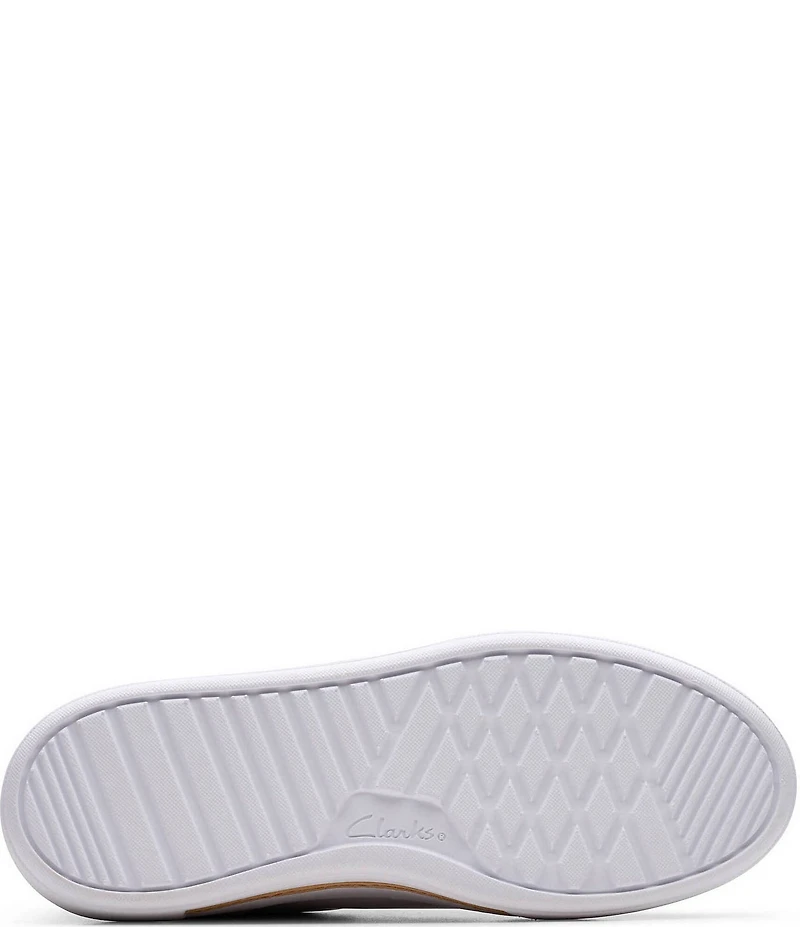 Clarks Artisan Hollyhock Zip Leather Platform Sneakers