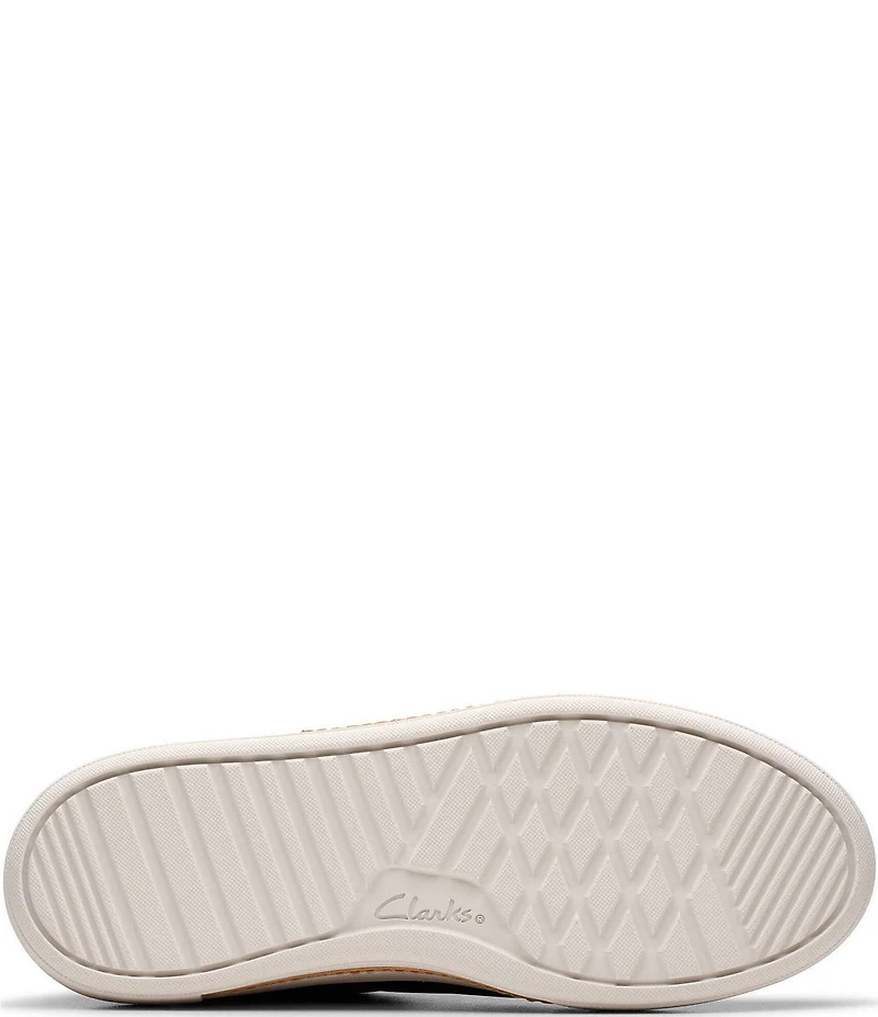 Clarks Artisan Hollyhock Zip Nubuck Suede Platform Sneakers