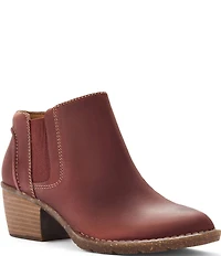 Clarks Artisan Kastela Lo Leather Ankle Booties